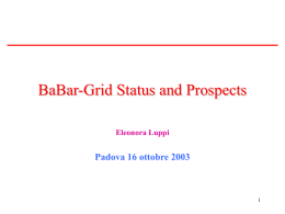 BaBar-Grid Status and Prospects