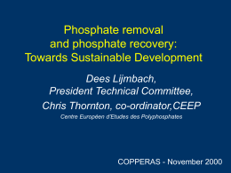 P recovery 11 00 - CEEP Phosphates