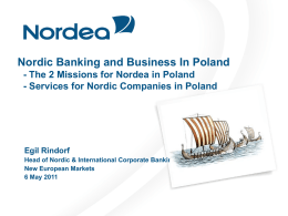 Business In Poland - What is Nordea doing there?