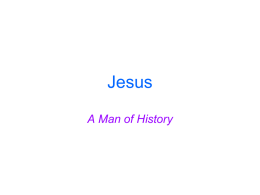 Jesus: A Man of History - Faulkner University