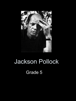 Jackson Pollock - Seymour Community School District