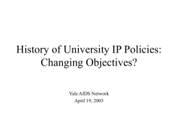 University-Industry Relations: Historical Perspective