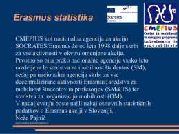 Erasmus statistika