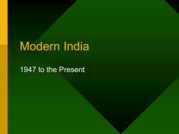 Chapter 35 Ancient and Modern India