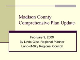 Madison County Comprehensive Plan Update