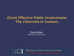 Cost Effective Public Involvement