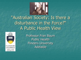 'Australian Society: Is there a disturbance in the Force