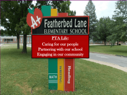 PTA Life - Featherbed Lane Elementary School