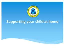 Supporting your child at home