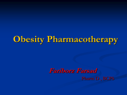 Medicines for the Treatment of Obesity
