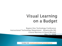 Visual Learning on a Budget