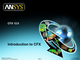 CFX 12.0 - شرکت پرداد پترودانش