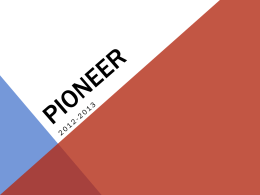 PIONEER - Kansas City Public Schools