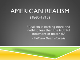 American Realism (1860
