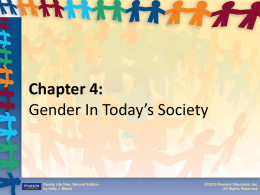 Gender In Today’s Society