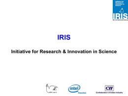 IRIS “Initiative for Research & Innovation in Science”