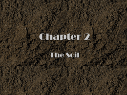 Chapter 2 The Soil