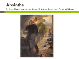 Absinthe By Lany Huynh, Alexandra Inslee, Kathleen Sered