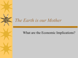 The Earth is our Mother