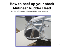 How to beef up your stock Mutineer Rudderhead