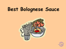 Best Bolognese Sauce Ingredients