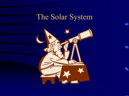 The Solar System - Tenafly Public Schools