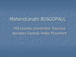 Mahendranath BUSGOPAUL