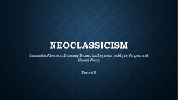 Neoclassicism - AICE SUPER SCHOLARS