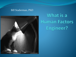 Human Factors Engineer
