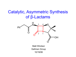 Direct Catalytic, Enantioselective Synthesis of β