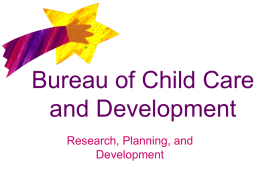 Bureau of Child Care and Development