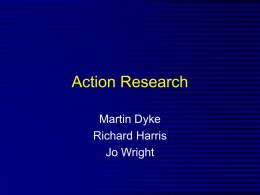 Action Research - University of Southampton