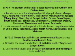 SOUTHERN AND EASTERN ASIA Geographic Understandings