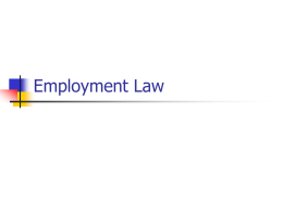CHAPTER 21 Employment Law
