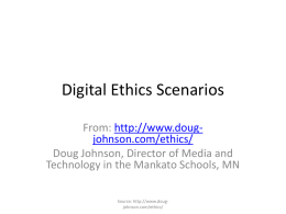 Digital Ethics Scenarios - Littleton Public Schools