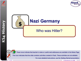 3. Nazi Germany - Hitler's Rise to Power