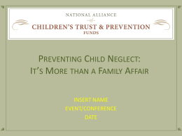 National Alliance of Children’s Trust and Prevention Funds