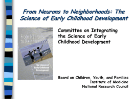 From Neurons to Neighborhoods: The Science of Early