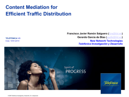 Content Mediation for Efficient Traffic Distribution