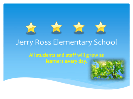 Jerry Ross Elementary School