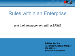 Rules within an Enterprise