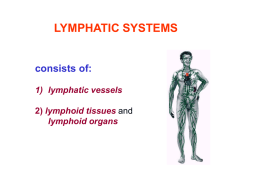 The Lymphatic System - Indiana State University