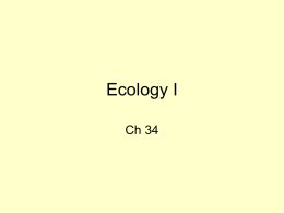 Ecology I - New Website - Fayetteville State University