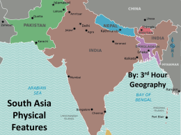 South Asia Physical Features