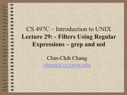 CS 497C - Lecture 12