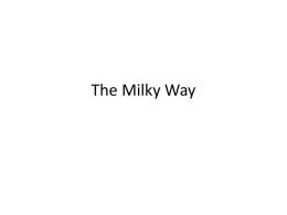 The Milky Way - Drage Homepage