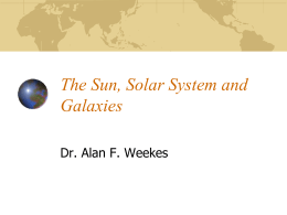 The Sun and Solar System