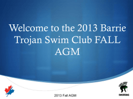 Barrie Trojan Swim Club