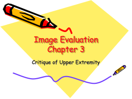 Image Evaluation Chapter 3 - Faculty Web Sites If you are a s