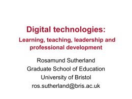 ICT and the Transformation of Learning